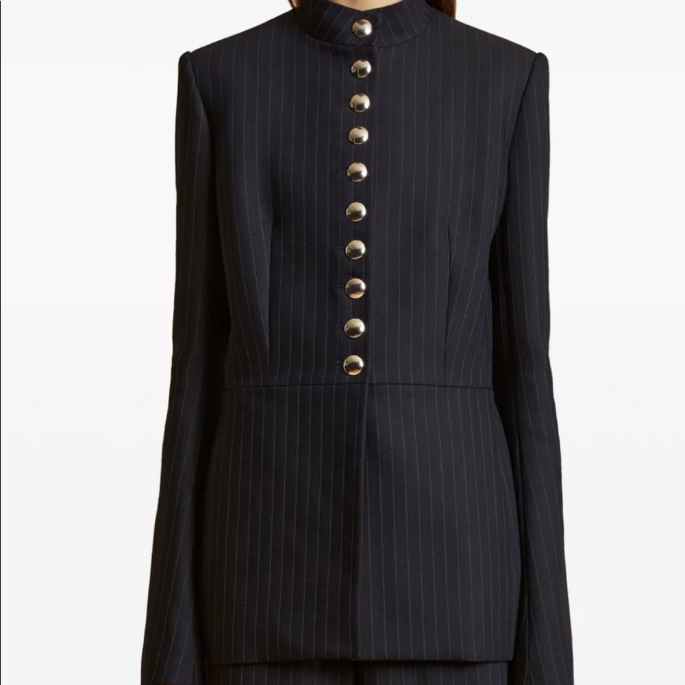 KHAITE The Samuel pinstriped jacket